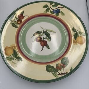 VILLEROY & BOCH French Country 17” Chop‎ Plate Round Serving Platter Portugal